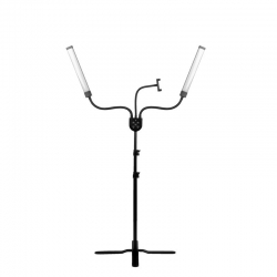 LAMPA LED DO RZĘS I MAKIJAŻU POLLUKS IV TYP MSP-MJ-02 BLACK EDITION Z PILOTEM